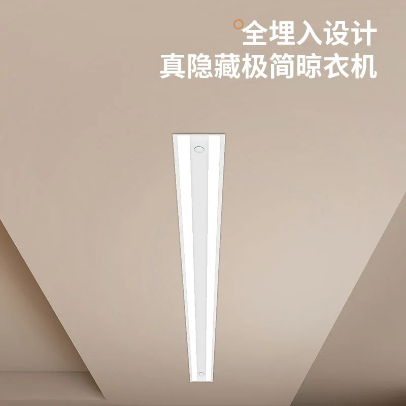 Smart Ceiling Mounted Electric Clothes Dryer Automatic Lifting System LED Lighting Remote Control Indoor Balcony Laundry Rack