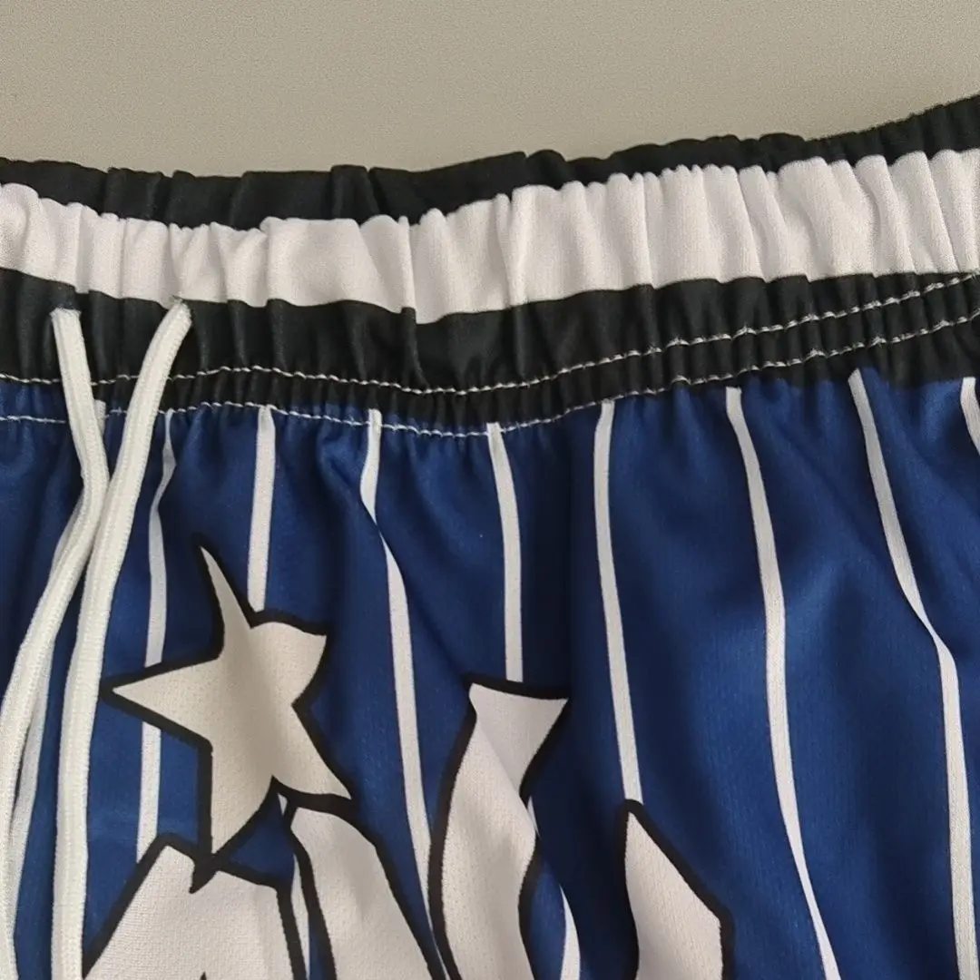 الصيف المطبوعة كرة السلة شبكة السراويل الرجال تشغيل الرياضة فضفاضة شخصية عادية خمس نقاط السراويل الرجال أسفل الذكور الرياضية