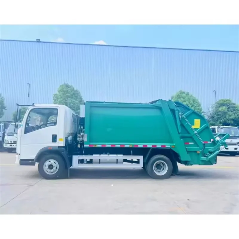 Caminhão de lixo HOWO 4*2 de alta qualidade para coleta e compactador