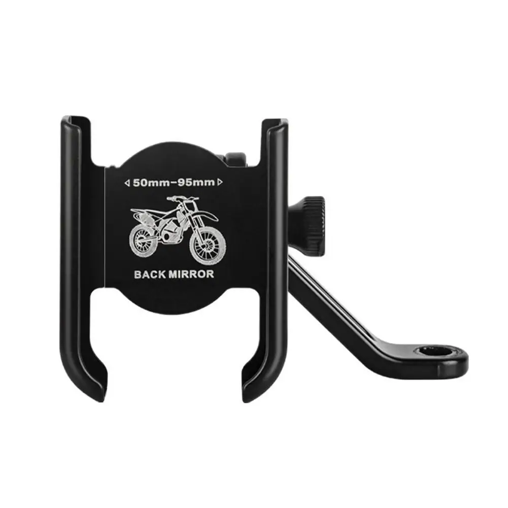 Base di montaggio per telefono da moto supporto per cellulare per Scooter in lega di alluminio specchietto retrovisore per ciclomotore supporto