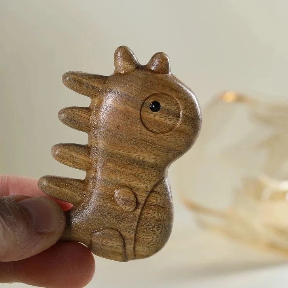 

Cute Anti Static Mini Wood Massage Comb Cartoon Animal Dinosaur Wooden Hair Comb Hedgehog Mini Hair Brush Women Children Girl