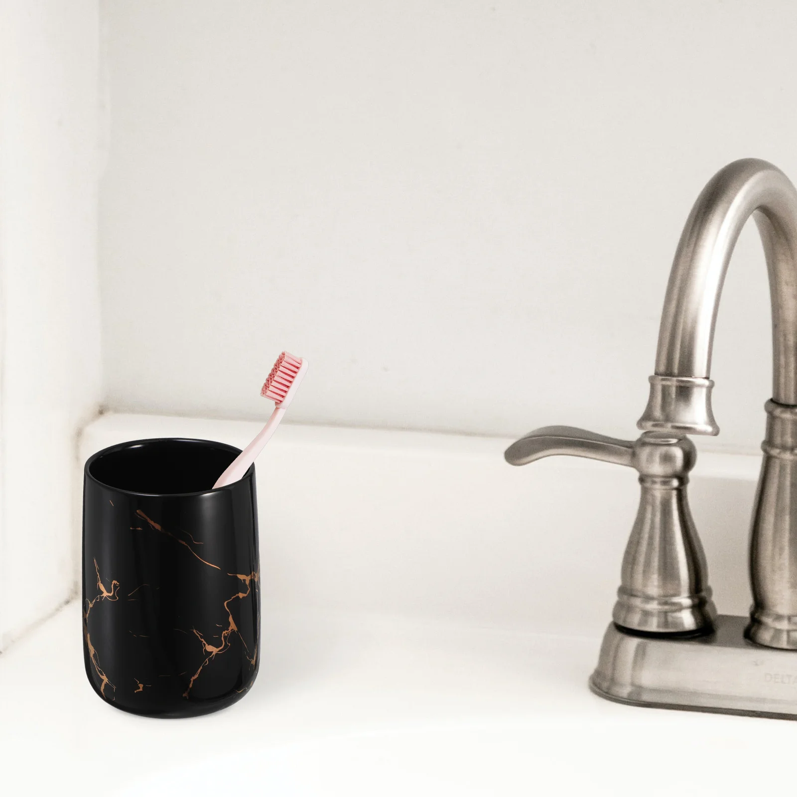 

Cup Countertop Toothbrush Holder Ceramic Holders for Bathrooms Tumbler Cups Organizer