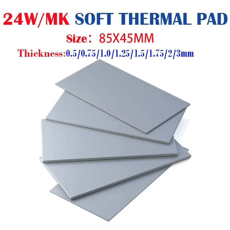 LK 24/22/18W  GPU CPU Thermal Pad Heatsink Water Cooling Conductive Silicone Pad Plaste High Quality OEM Thermal Pads multi-size