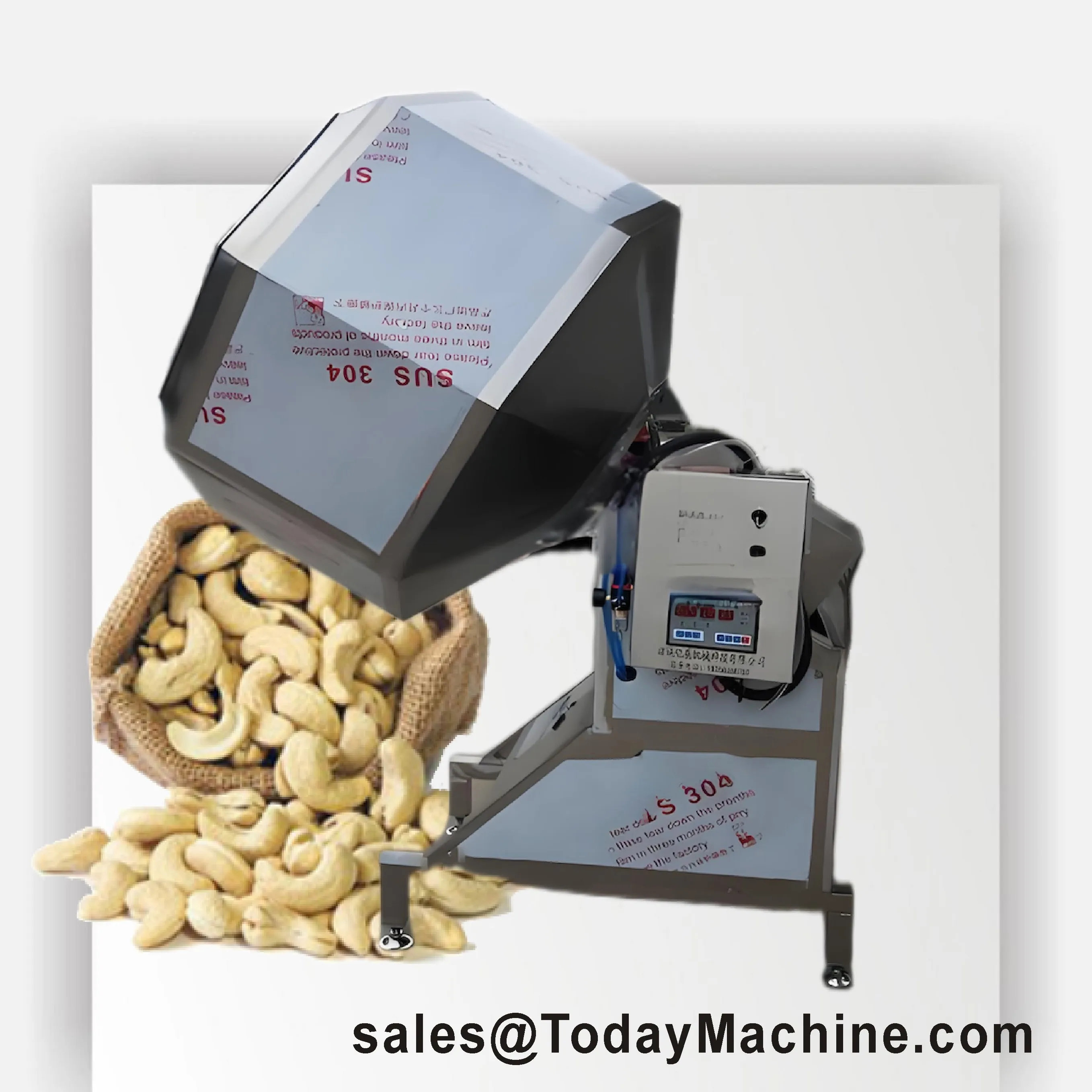 Commercial Potato Chips Seasoning Mixing Maxhine/snack Food Flavoring Seasoning Machine