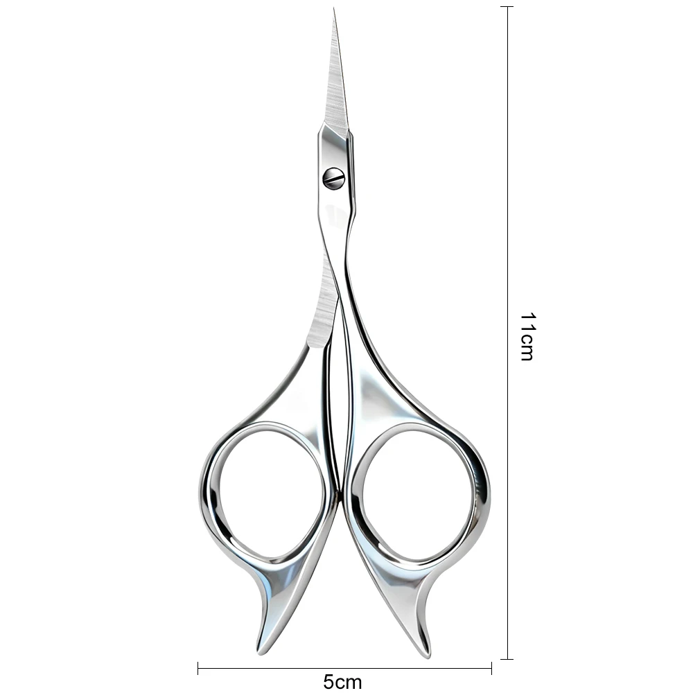 湾曲したキューティクルはさみ マニキュアツール ネイルキューティクルトリマー ステンレス鋼の爪はさみ キューティクルケアカッター 小さなはさみ