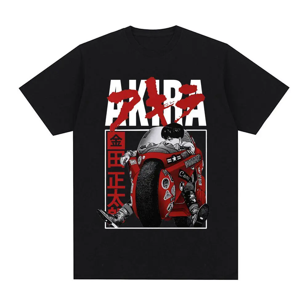 Pop Japanese Anime Neo Tokyo Akira T Shirt Movie Science Fiction High-end Luxury Unisex Style Both of Men and Women
