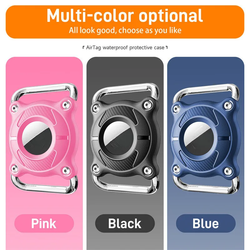 Airtag Dog Collar Holder |  Waterproof- Cover with Removable Metal Loop, Sturdy TPu, Compact Size, Fits 1" Width Collar view 6