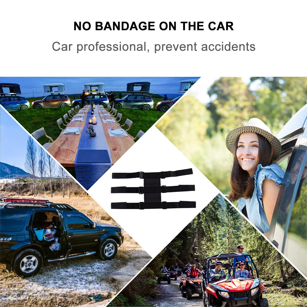 

Heavy Duty Extinguisher Fixed Band Nylon Strap for Flashlight Cup Mounting Vehicle Boat Use Lightweight Strong Fastening Strap