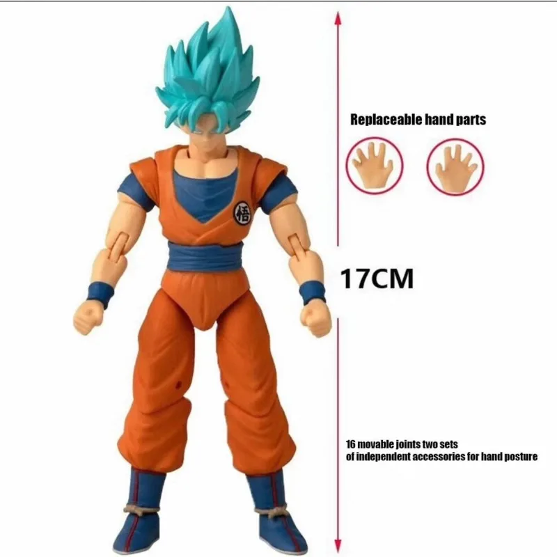 In Stock Bandai Dragn Ball Dragon Stars Serles Super Saiyan Blue Goku Action Figures Desktop Figures Models Anime Characters - view 4