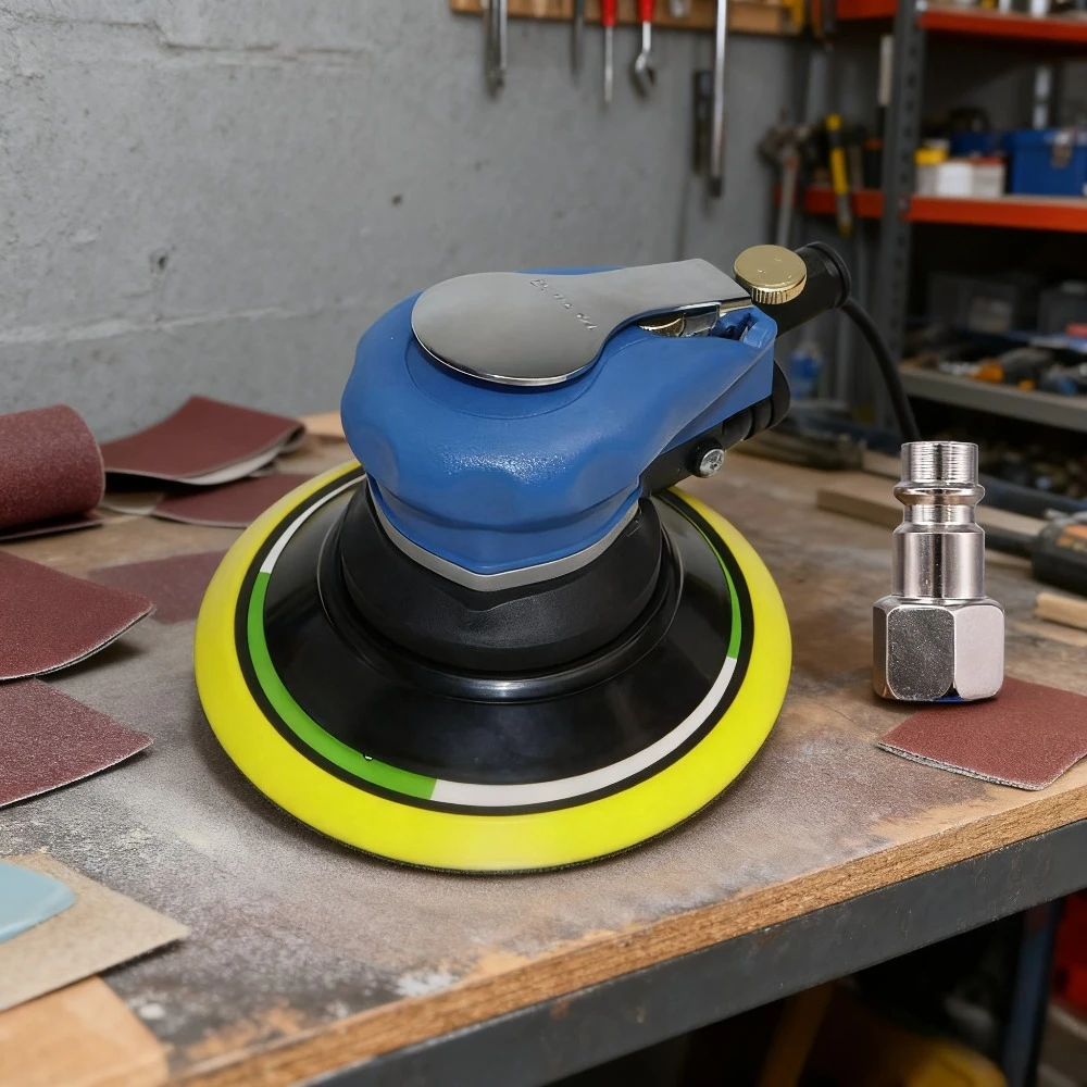 

Car polishing machine, pneumatic polishing machine 5-inch polishing machine 313 vacuum sanding machine polishing tool