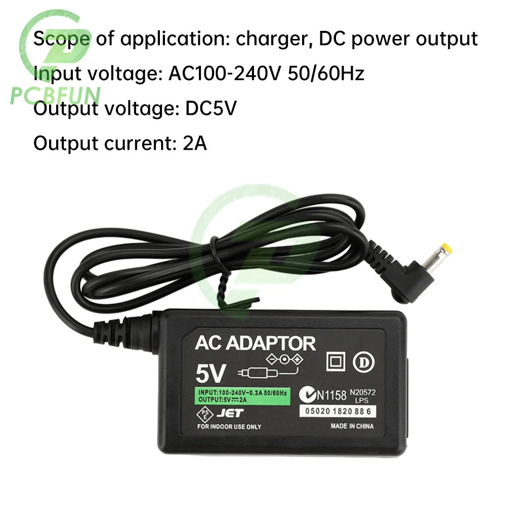 AC100-240V AC Adapter 2A Household Wall Charger DC5V Power Adapter for Sony PSP1000/2000/3000