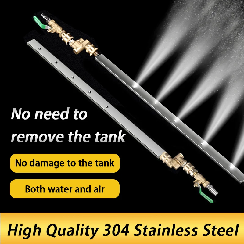 304 Stainless Steel Car Water Tank Radiator Condenser High Pressure Cleaning Rod No Disassembly Required Auto Maintenance Tool