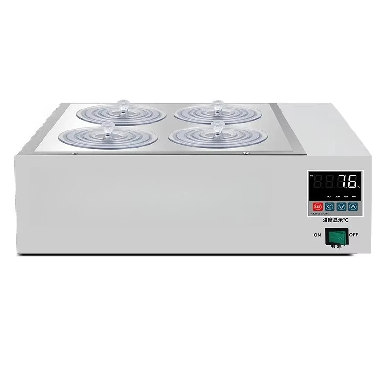 Double row 4 hole design of new digital constant temperature stainless steel water bath heater