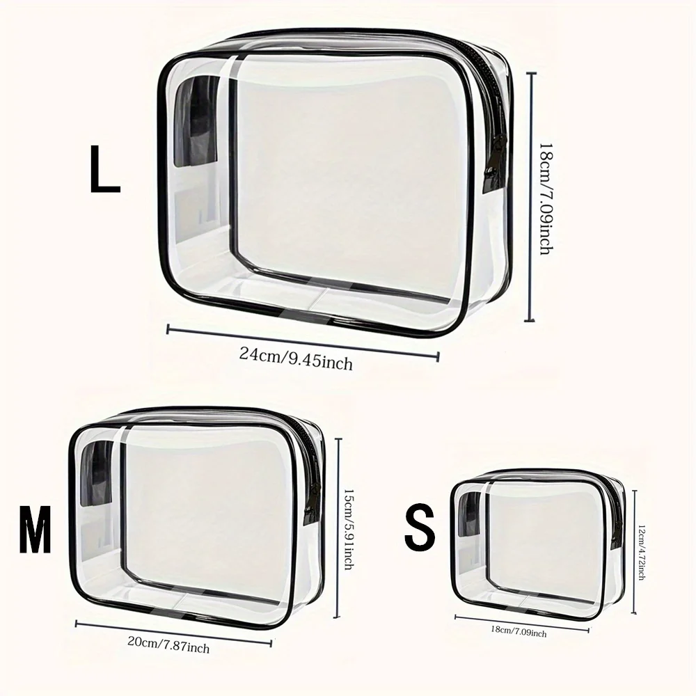 حقيبة أدوات الزينة الشفافة من ديا دي لوس مورتوس.