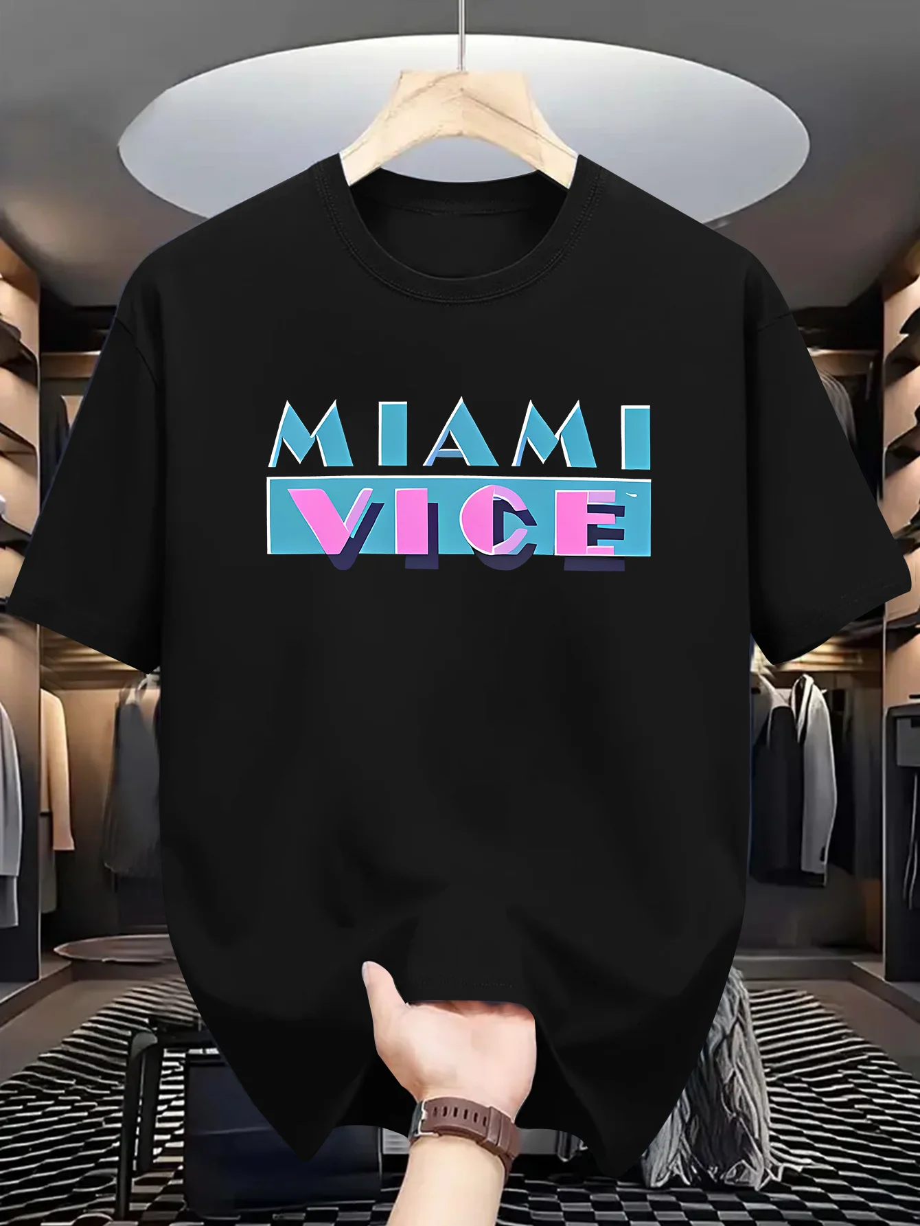 CLOOCL Miami Vice Printed Premium Cotton T-Shirts Women Summer Short Sleeve Tees Casual Tops