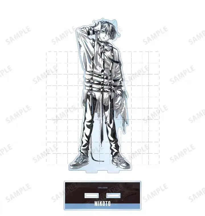 15cm anime jogo milgrama acrílico suporte boneca mahiru kazui yuno mikoto amane shidou es cosplay ornamentos de mesa bons presentes
