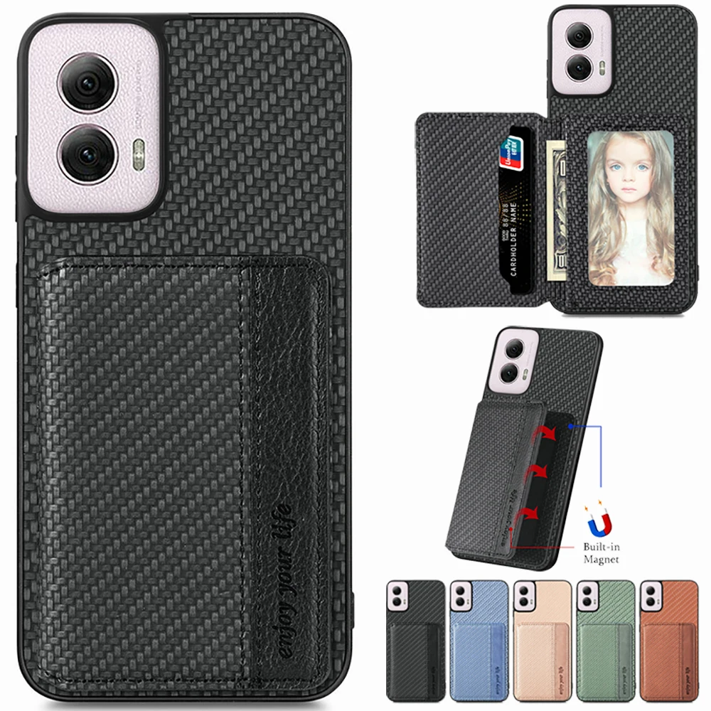 

G96 G85 G75 5G Luxury Xase для Motorola G15 Power RFID кожаный чехол-бумажник Moto G05 G15 G35 G45 G55 G75 G85 G34 G96 Funda