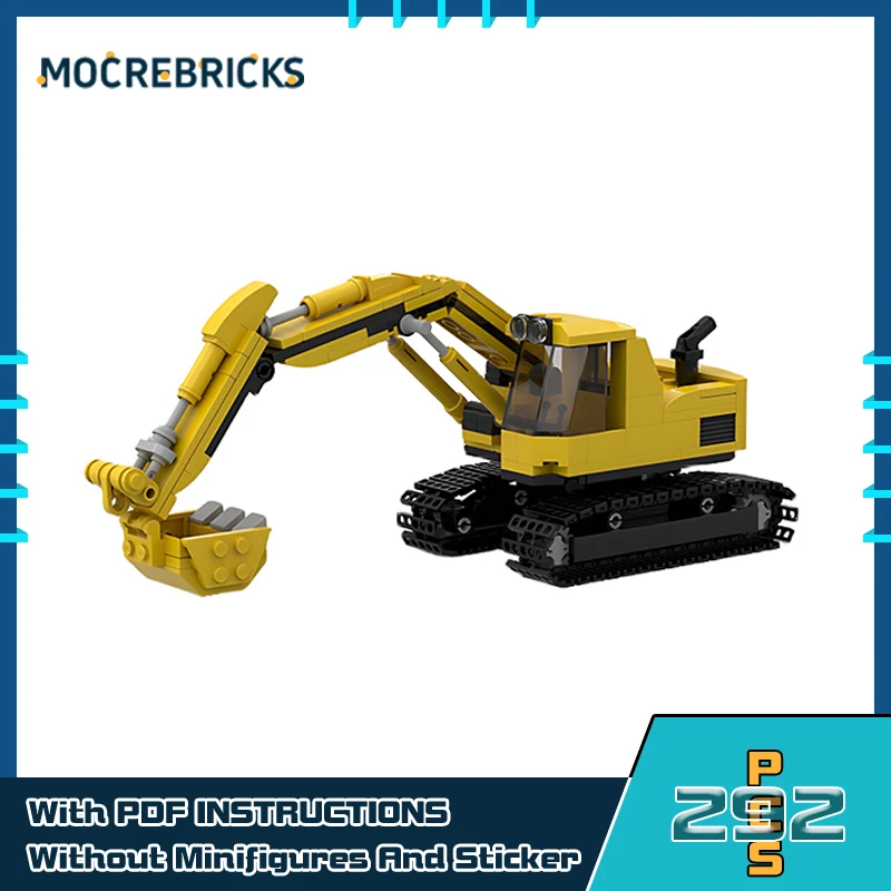 Ultimate Collection Construction Vehicle Building Blocks Model Engineering Team Equipment Assembly Small Particle Bricks Toys