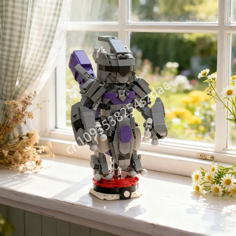 

871pcs MOC Mewtwo Armoured Version Brickheadzed Model Building Christmas Gifts Blocks Construction Toys DIY Creative Idea Kids