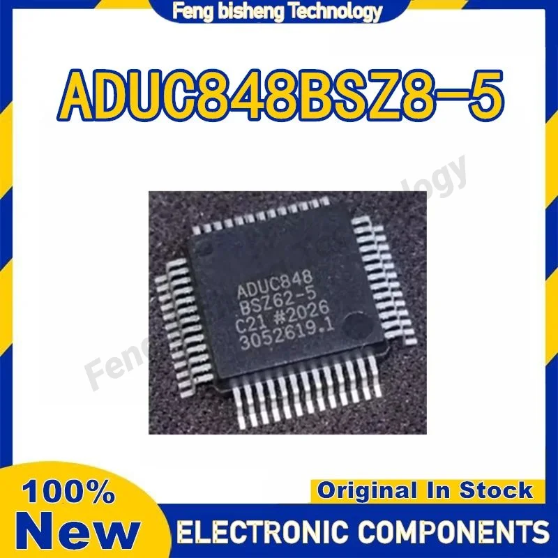 Neue originale ADUC848BSZ8-5 QFP-52 Integrierte Schaltkreise (ICs) eingebettet – Mikrocontroller neu und original