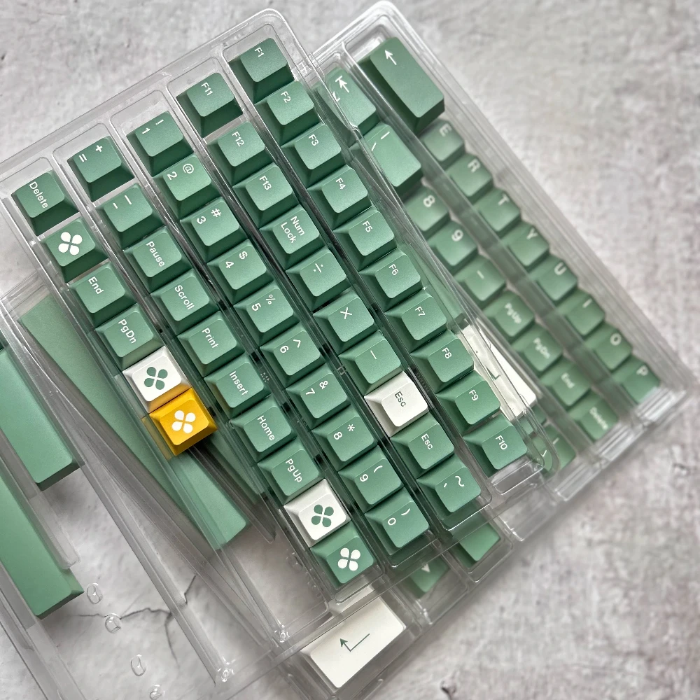 GMK Dandelion Theme Keycap Set 145key PBT Custom Individuality Keyboard Cap Cherry Profile Gaming KeyCap for Mechanical Keyboard