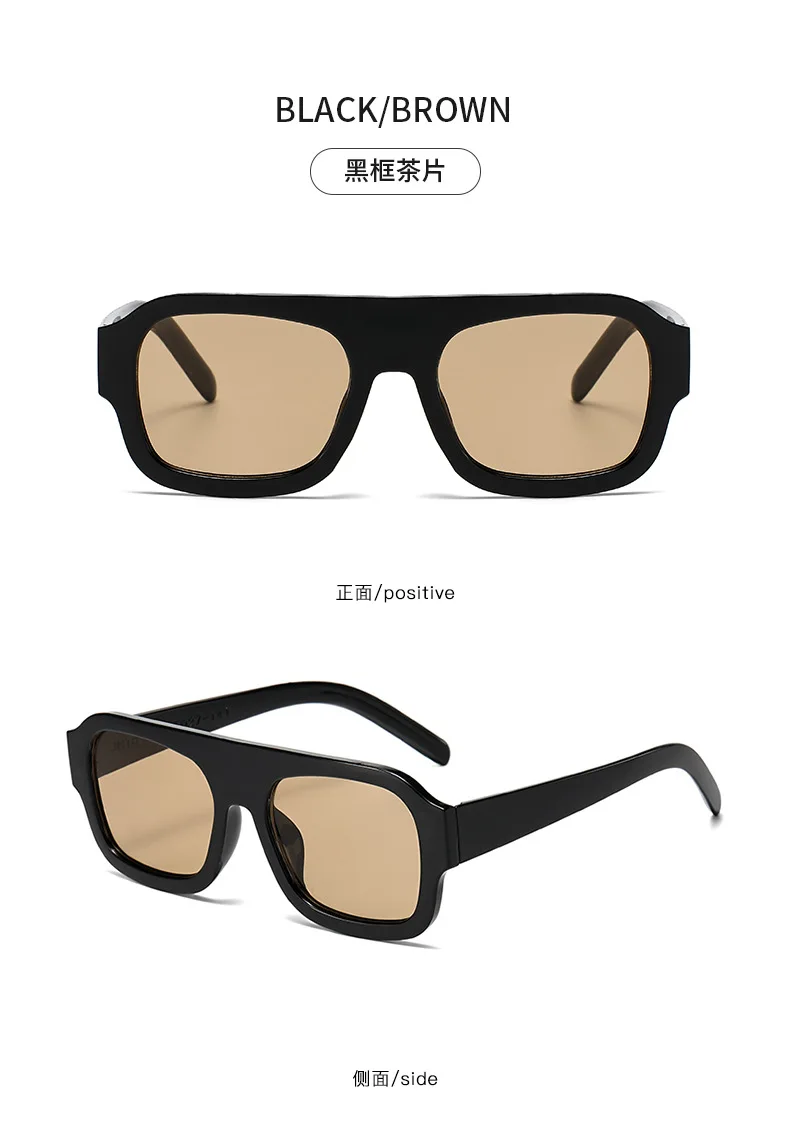 Europäischen Amerikanischen Stil Sonnenbrille Frauen Quadratische Form Große Größe Sonnenbrille Frauen Angeln Fahren Männer Sonnenbrille – Detail 17