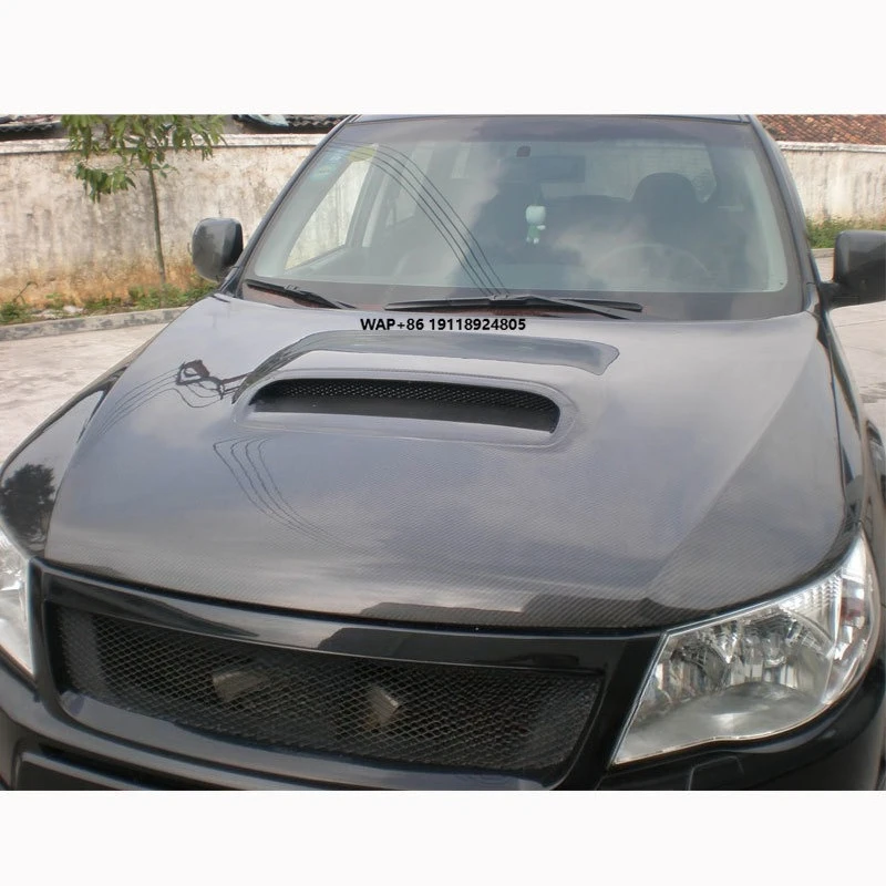 Carbon Fiber Hood Bonnet for Forester 2008 2009 Hood Cover STI Style
