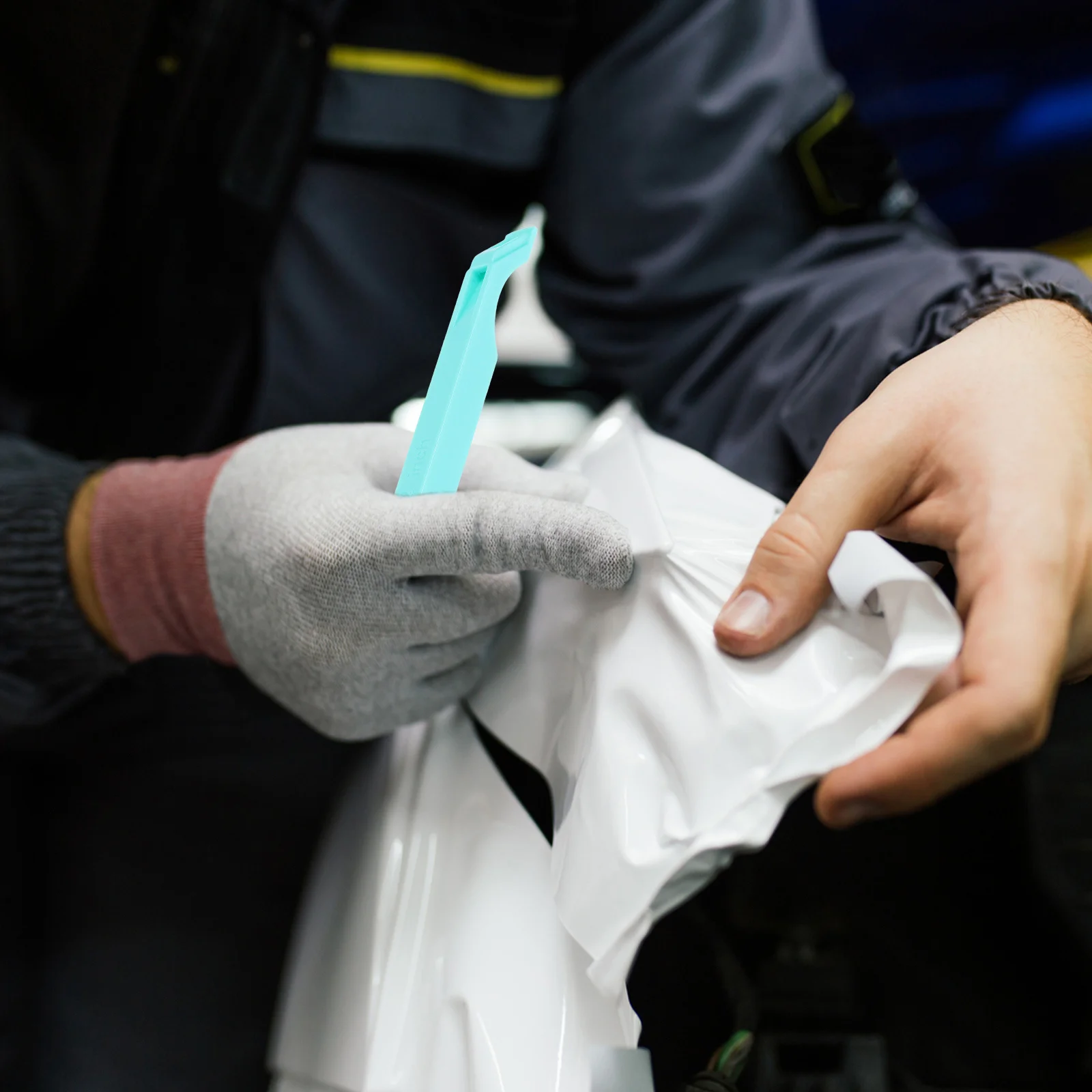 Portable Stained Glass Foiling Tool Precision Cutting Copper Foil Tape Applicator For Glass Crafts Burnisher Handheld