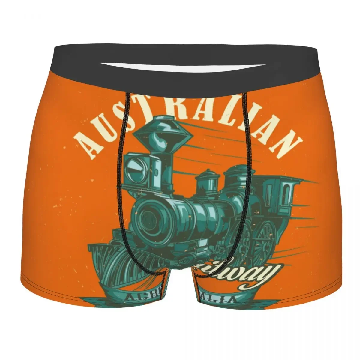 Men's Panties Classic Train Male Underpants Man Short Boxer Underwear