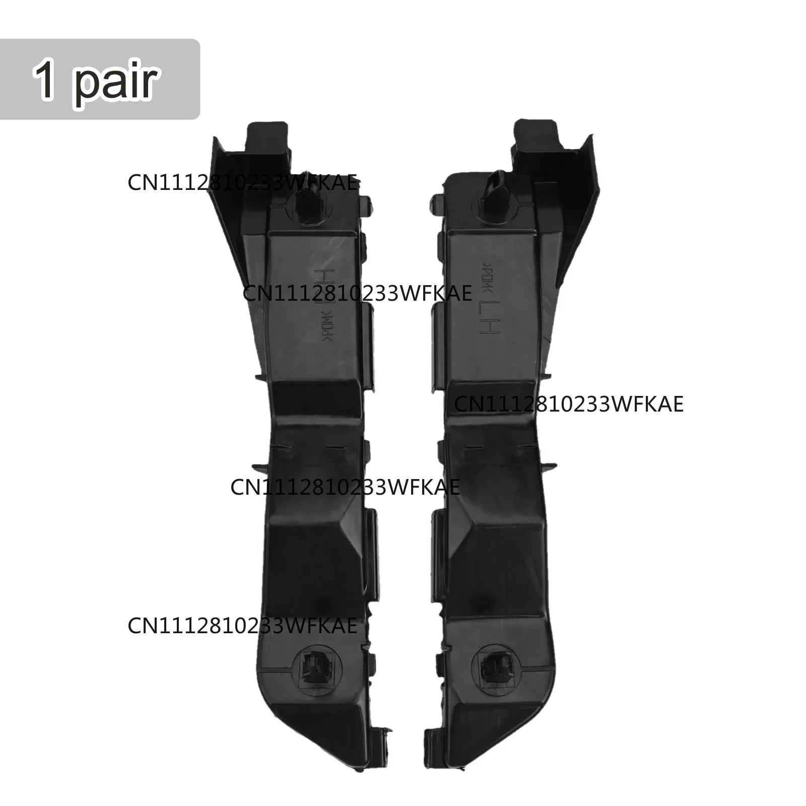 For Toyota For Avensis II T25 2003 2008 Front Bumper Retainer Pair 2PCS Mount Support Brackets Replacement OEM Numbered