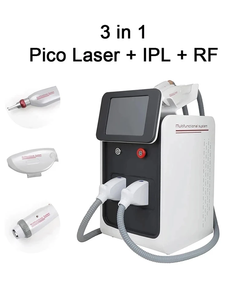 3 in 1 Diode Laser OPT IPL Hair Removal Machine Portable Picosecond Laser Remove Tattoo Professional Beauty Device Hair Remove