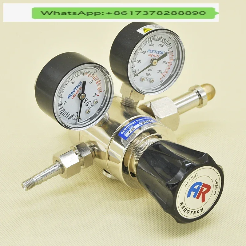 

AEROTECH Tyco Air A-2H high-precision two-stage pressure reducer oxygen nitrogen argon hydrogen pressure reducing valve