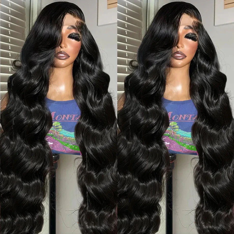 HD Transparent 13x4 13x6 Body Wave Lace Front Wig Pre Plucked 360 Lace Frontal Wig Human Hair Wigs For Women 4x4 Closure Wig