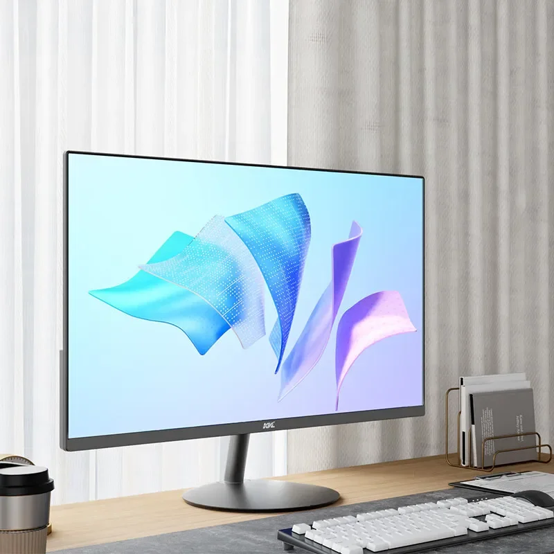 23.8-Inch computer monitor 1080P low blue light, wide color gamut, micro-frame slim body, wall-mounted, desktop computer