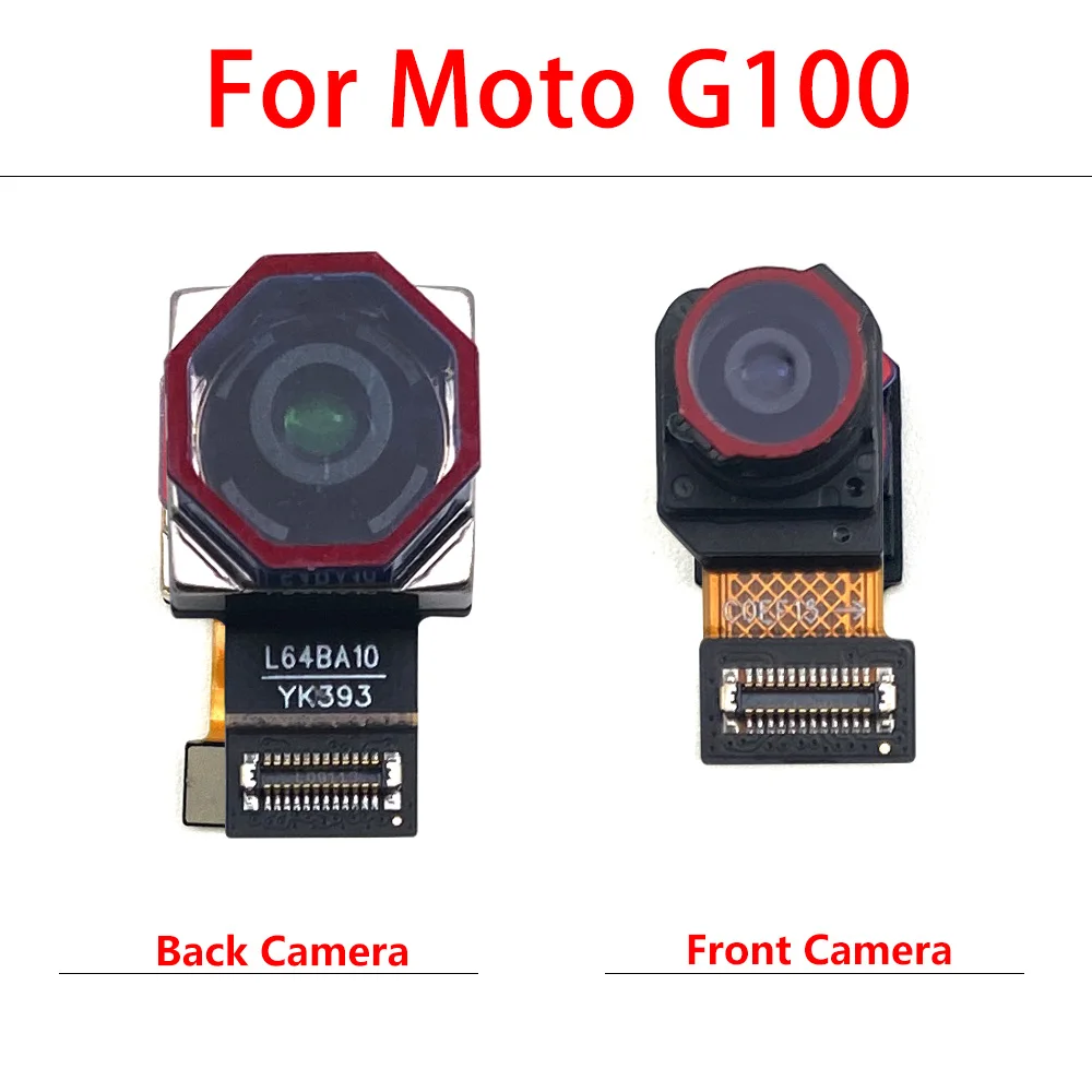 New For Motorola Moto G10 G20 G30 G50 G60 G60s G22 G31 G100 Rear Main Back Camera Front Camera Flex Cable Replacement Parts