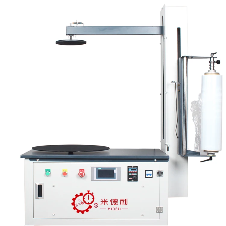 # FOR Electric Automatic Adhesive Tape Wrapping Machine Saving Packing Time And Labour Stretch Film Wrapping Machine