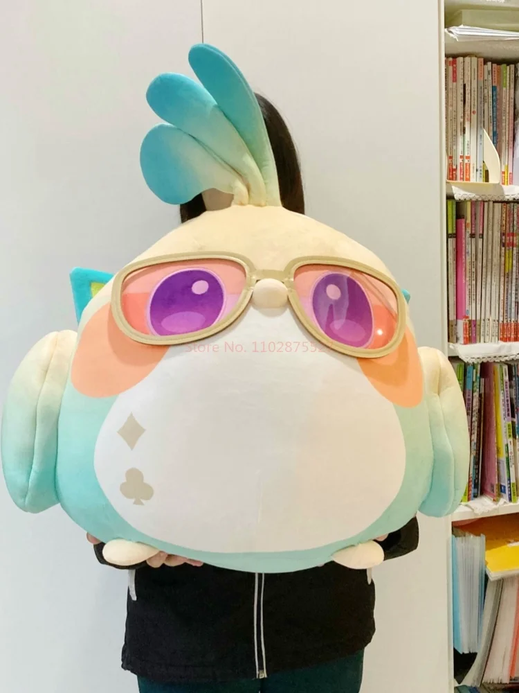 miHoYo Honkai: Star Rail Owlbert Empfangsraum-Serie, 60 cm, Aventurin, kleiner Vogel, große Plüschpuppe, süßer Plüsch-Anhänger, Geschenk