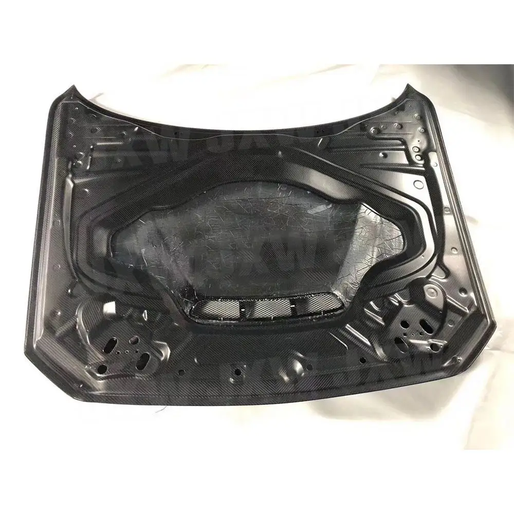 JXWANCF ألياف الكربون الجافة غطاء المحرك الأمامي غطاء فتحة التهوية لسيارات BMW 1 Series F20 2 Series F22 F87 M2 غطاء محرك السيارة CS Style #6