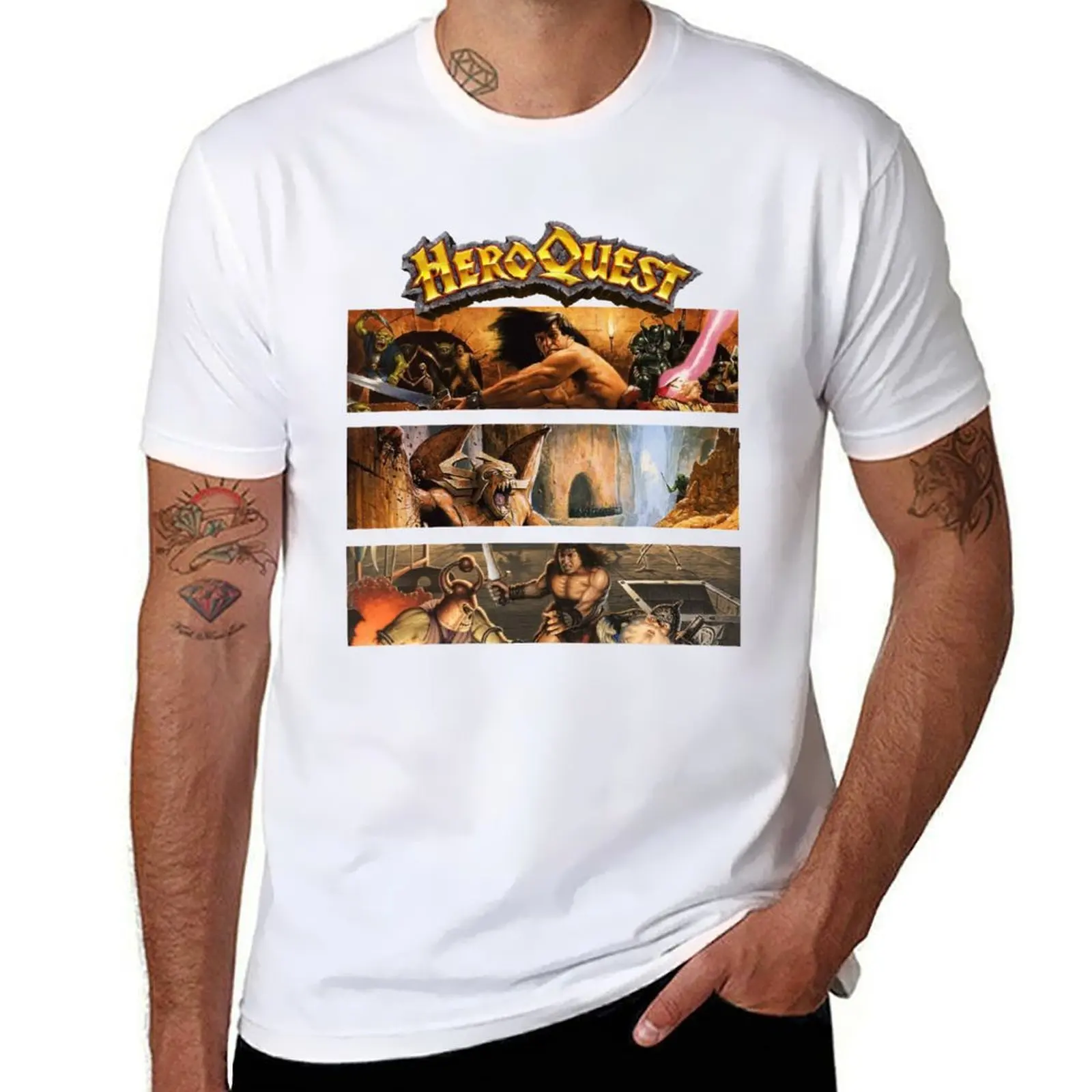

Heroquest 90's T-Shirt Soft Stretch Short Sleeve Top