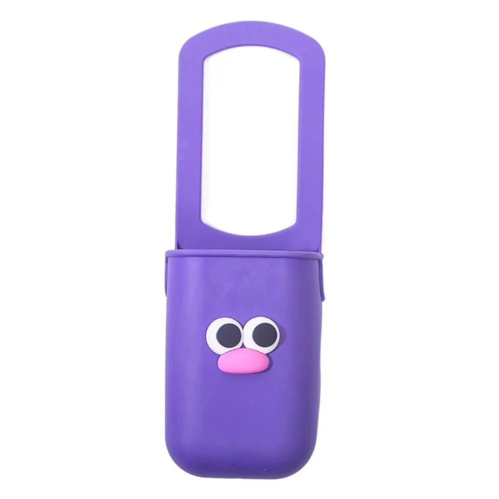 

Cute Silicone Cup Holders Large Capacity Cartoon Face Baby Stroller Cup Rack with Drainage Holes Bottle Storage Bag