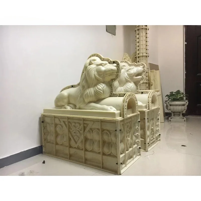 lion decorative for exterior  yard ornaments Big Concrete Mold