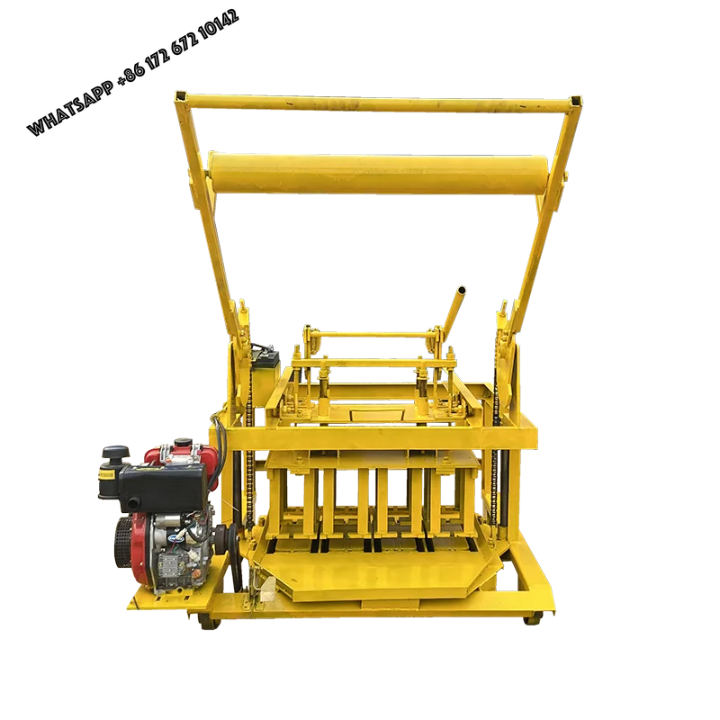Mobile Concrete Block Making Machine diesel Egg Laying Concrete Block Manual Brick Making Machine Price