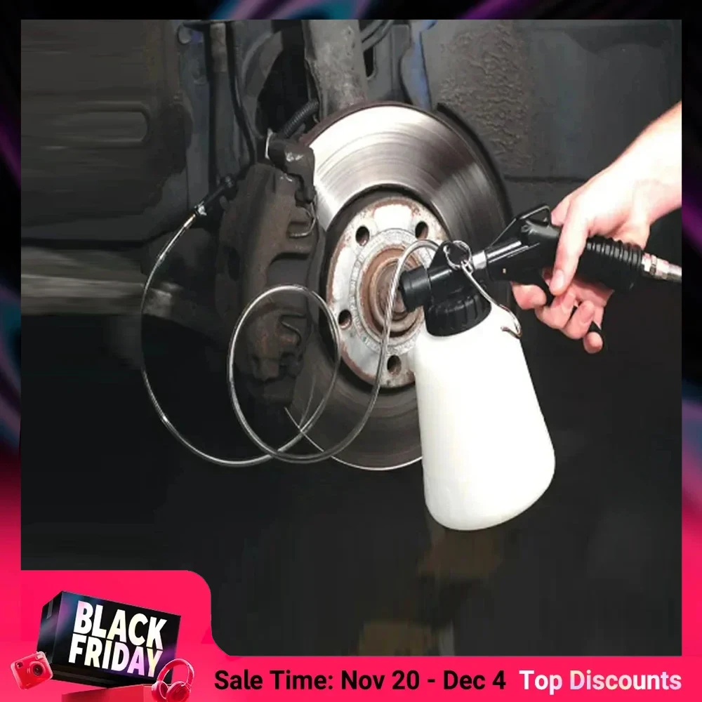 Kit de bomba de líquido de bombeo hidráulico para purga de frenos de coche, herramienta de reparación de tubos de tanque de purga de cambio de aceite, accesorios para camión y motocicleta, 1L, 0,75l