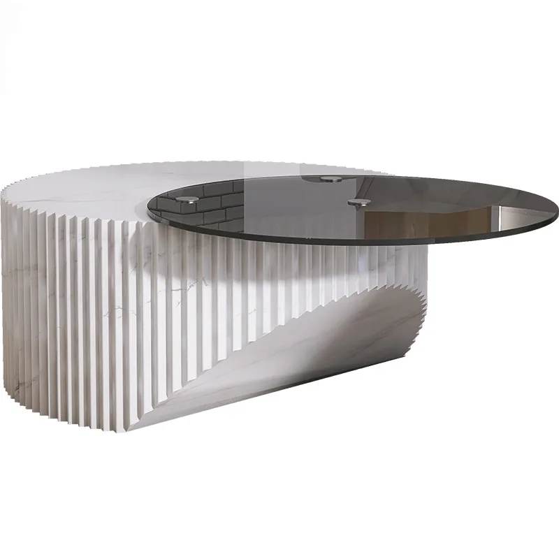 طاولة قهوة مستديرة غرفة معيشة حديثة وبسيطة طاولة إبداعية شخصية بسيطة #1