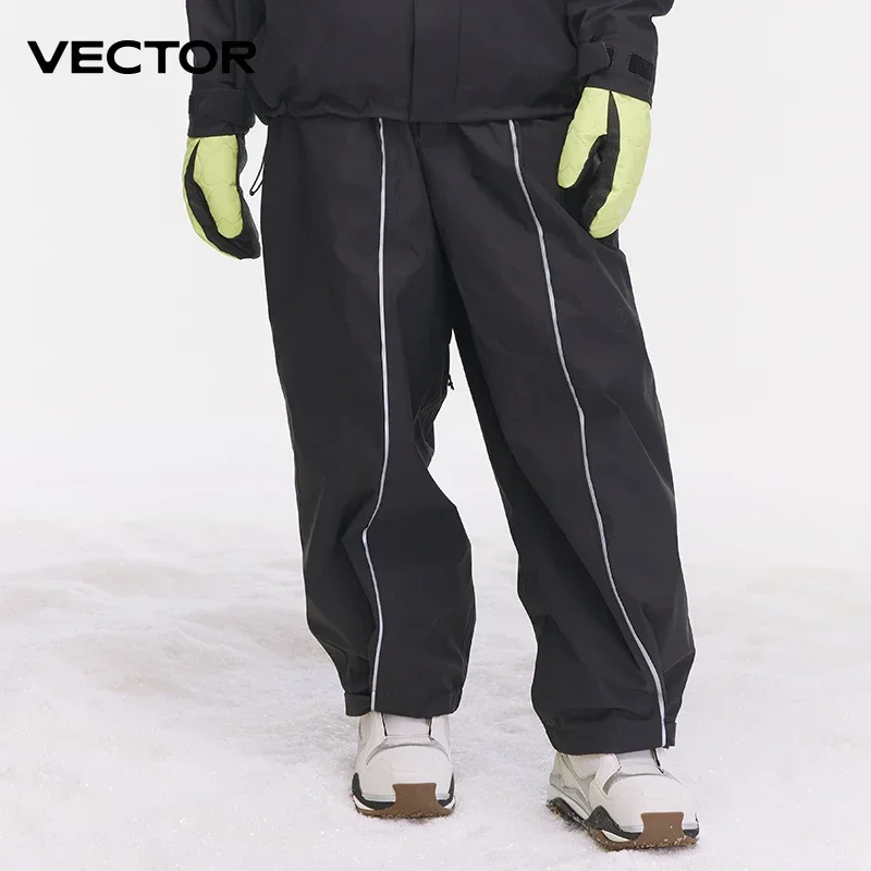 VECTOR Brand Winter Ski Pants Women Outdoor High Quality Windproof Waterproof Warm Snow Trousers Winter Ski Snowboarding Pants