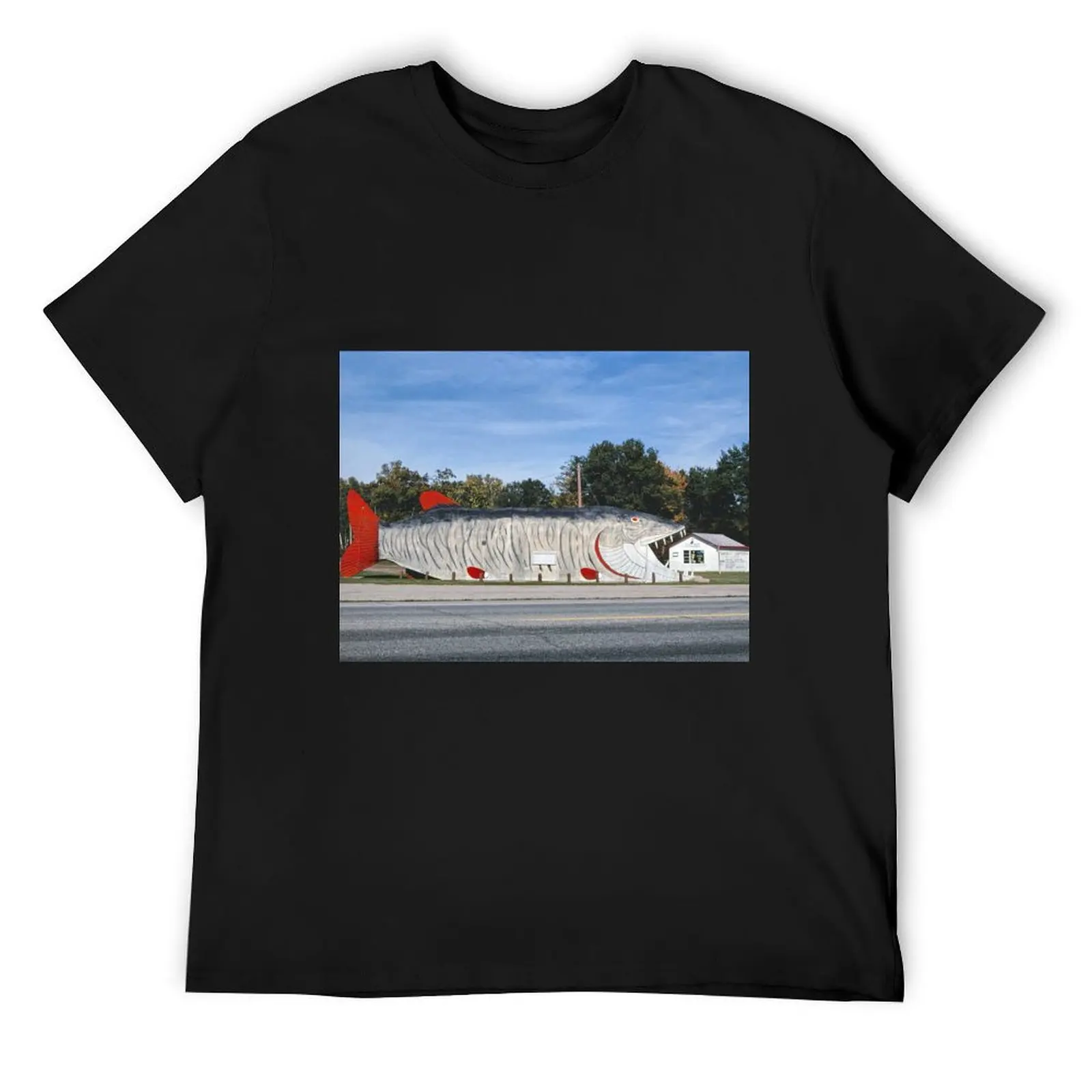 

Big Fish Supper Club in Bena, Minnesota T-Shirt oversized graphic tee cute tops plus size tops mens graphic t-shirts hip hop