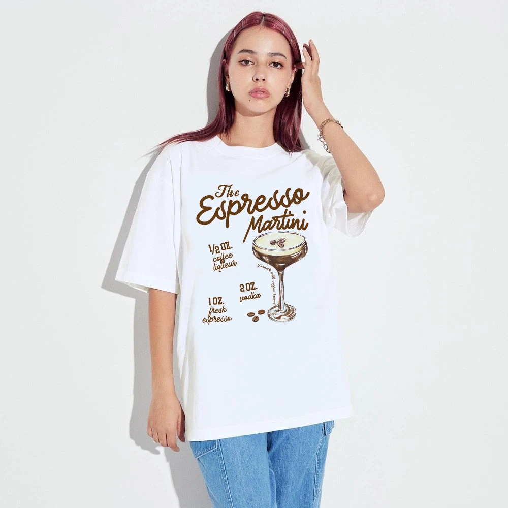 

4701-Espre Women Vintage Fashion Streetwear Graphic T Shirt Funny T-Shirts Short Sleeve Humor Tees Unisex Aesthetic Clothes