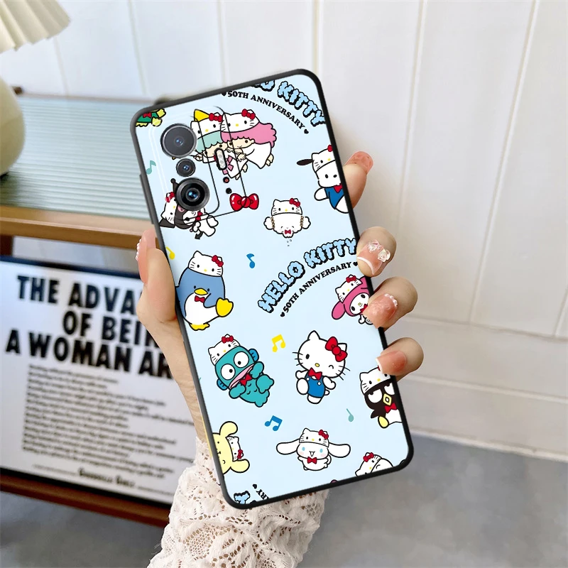 حافظة لهاتف Xiaomi Mi 15 12x 11T Pro 13Lite 12T 10T 14 Pro 12 Lite 11 Lite Cartoon Trio Pacha Dog Melody