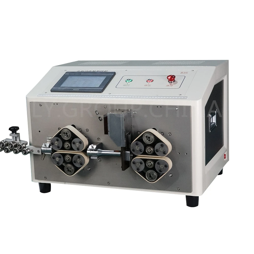 LY B16 B25 B35 B70 自動タッチスクリーンクローラータイプ 16 輪プロフェッショナル電気剥離ワイヤーストリッピング切断機