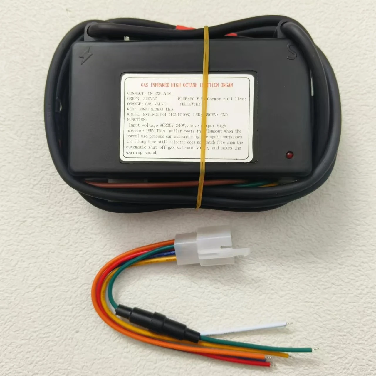 High Quality GX103-220V English Version Automatic Gas Ignition System Ignition Spark Plug Line Gas Water Heater Pulse Igniter